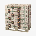 REKORD 10 kg Braunkohlebriketts Tüte PAL (90 x 10 kg)
