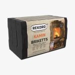 REKORD 10 kg Braunkohlebriketts Folie als PAL (90 x 10 kg) – Bild 2